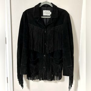 Lariat Fringe Leather Jacket